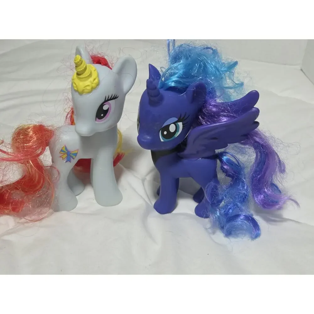 My Little Pony Princesses Celestia Luna 6” Pegasus Magic Figurine 2016 G4 Unicor